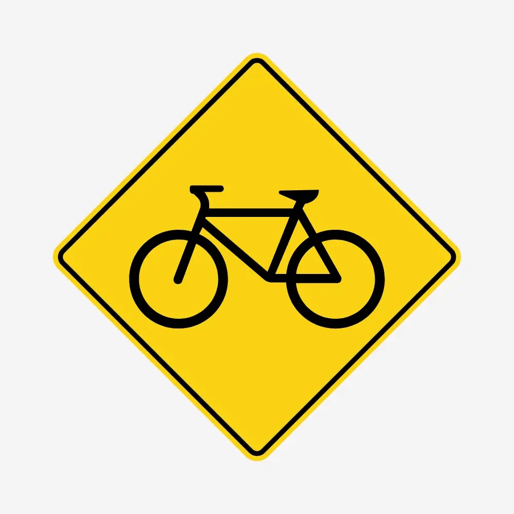 Bicycle Crossing Sign