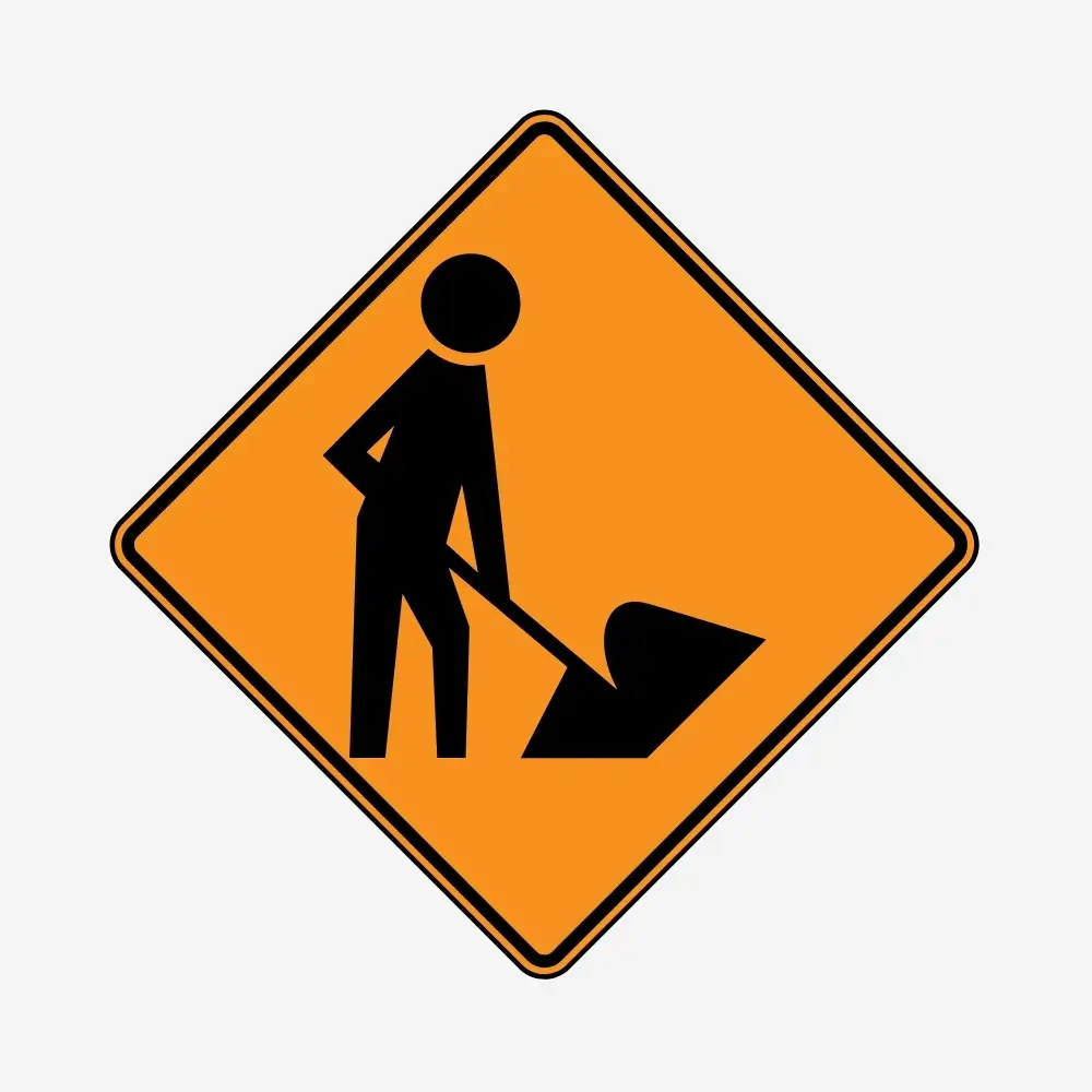 Construction Zone Sign