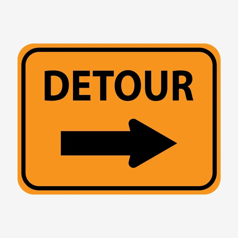 Detour Sign