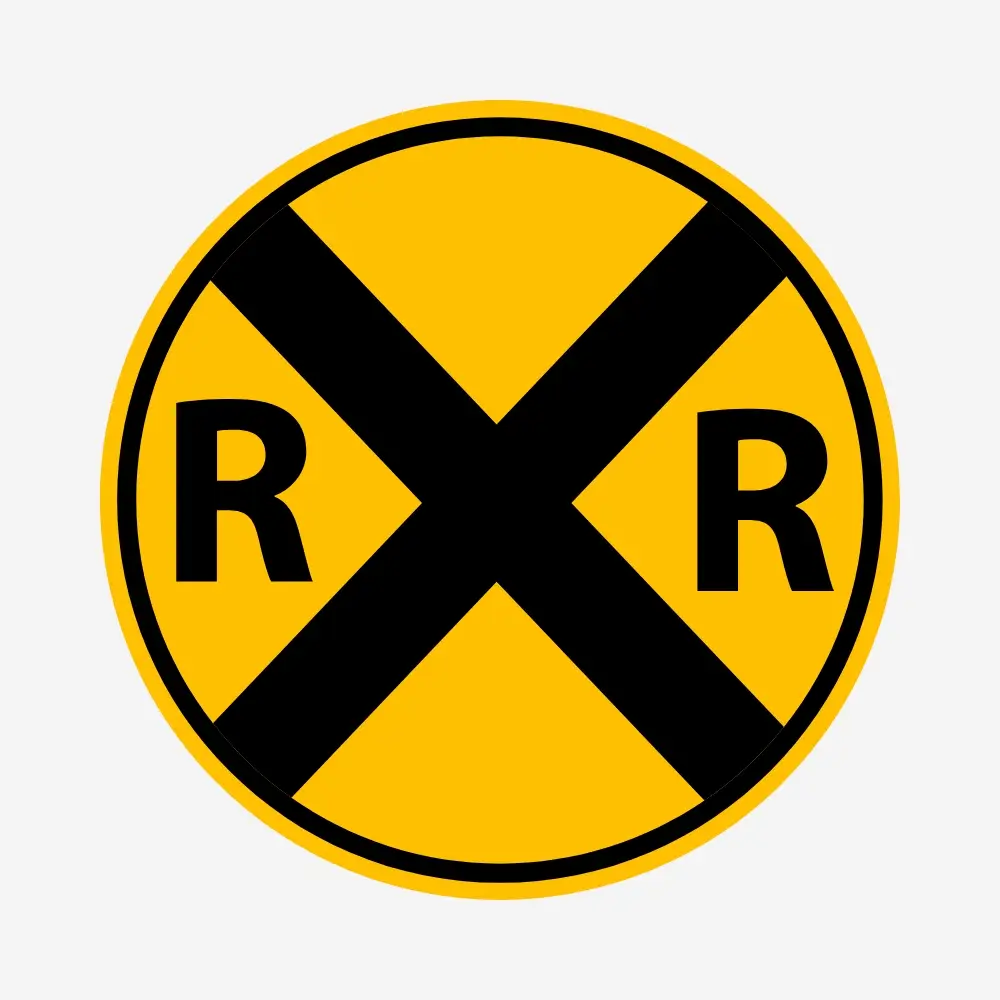 Railroad Crossing Sign
