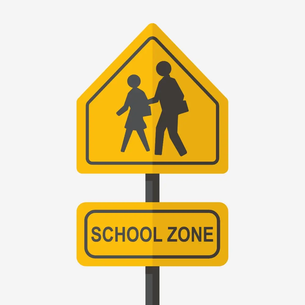 School Zone Sign