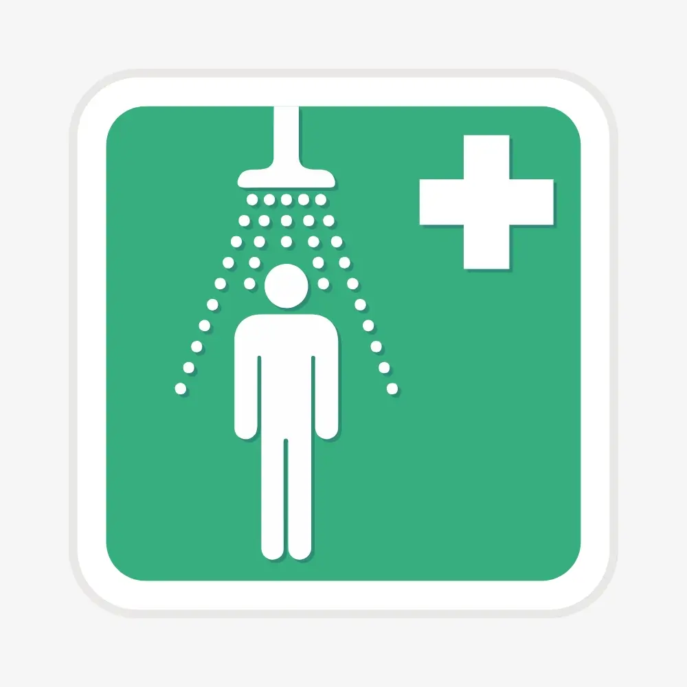 Emergency Shower Sign