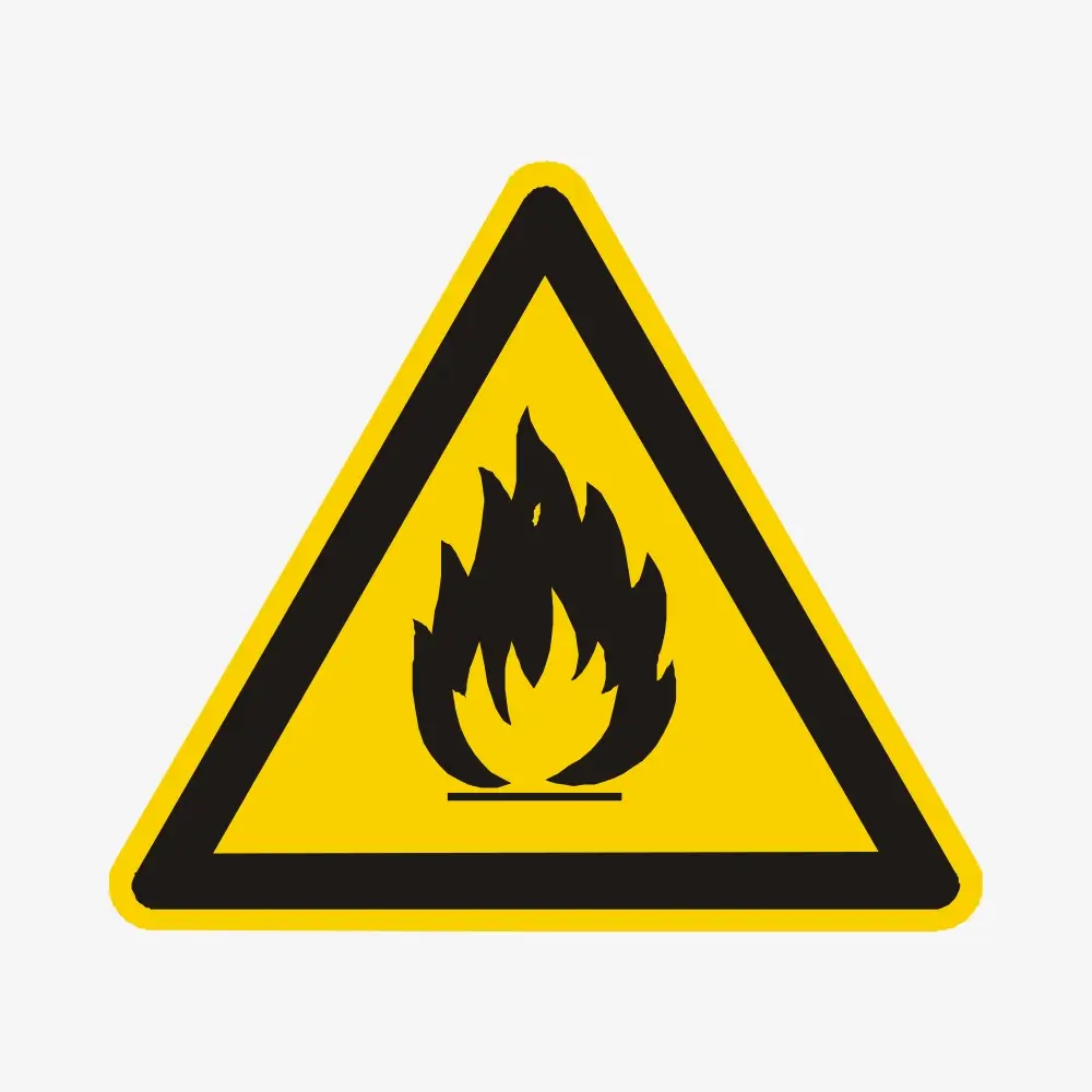 Flammable Material Sign