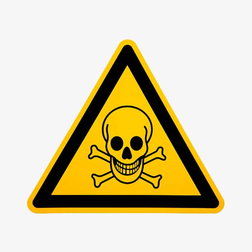 Toxic Material Sign