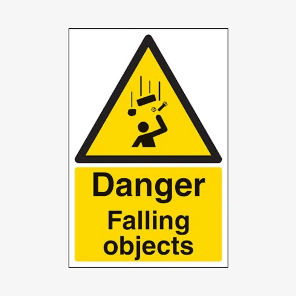 Danger Falling Objects Sign